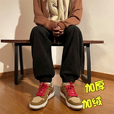 秋冬欧棉绒束脚休闲裤男加绒加厚运动卫裤A389P60控88，男装休闲裤，电商A309
