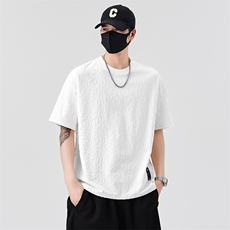 夏季新款男士短袖T恤时尚百搭休闲运动圆领半袖上衣T1115-P48控89，男装T恤，电商A237