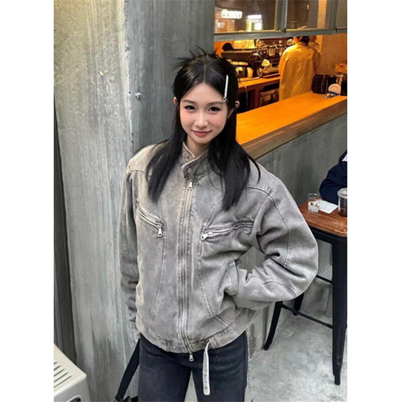 特律外套cleanfit春秋短款美式哈灵顿工装夹克棒球服潮牌JK8806,男装夹克,星座1116A（原606A-3）