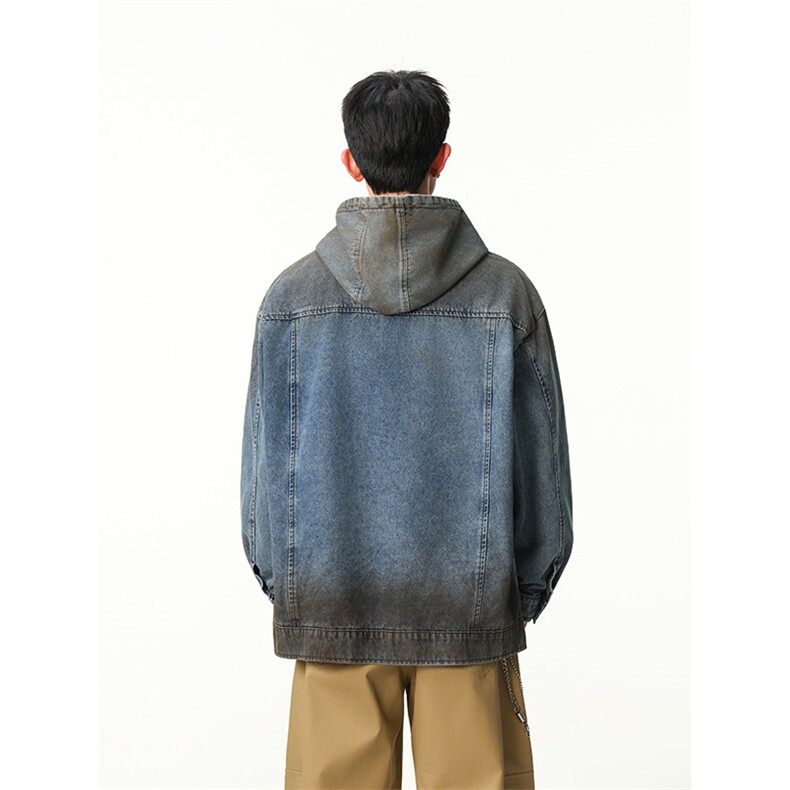 水洗牛仔外套男款春美式痞帅上衣服宽松休闲工装夹克JK1327-P80,男装工装外套,星座1103-3