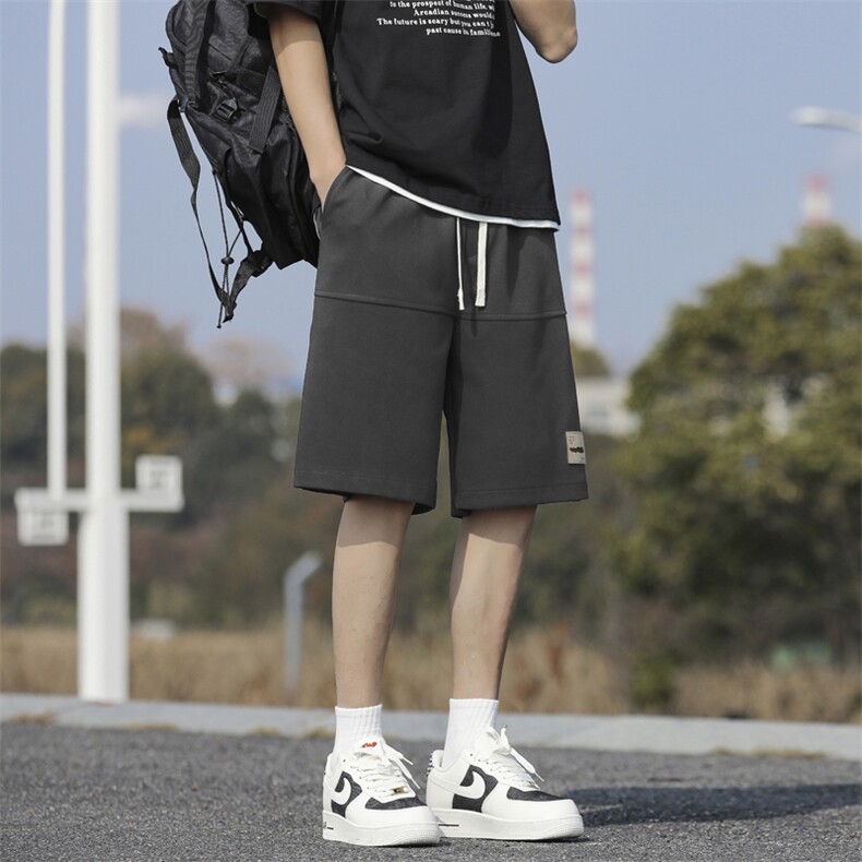 夏季薄款休闲服痞帅短裤美式高街潮牌直筒宽松XD1721特批29,男装牛仔裤,星座718
