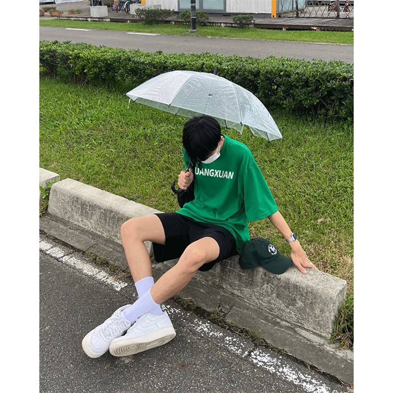高街字母印花t恤男短袖宽松夏季纯棉美式半袖上衣T1001-特P23控39,男装T恤,星座218-5