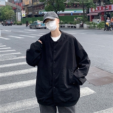 春装棒球服呢子外套男休闲拼色夹克上衣JK83P95，男装夹克，电商C323