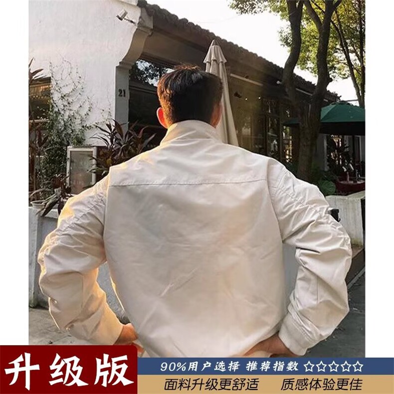 网络图现货美式复古立领飞行简约百搭高级感情侣夹克J8863-P52,男装夹克,星座715-7