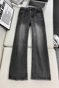 B221 美式ins高街暗黑重工艺宽松直筒牛仔裤LK26627-特P45控78图片