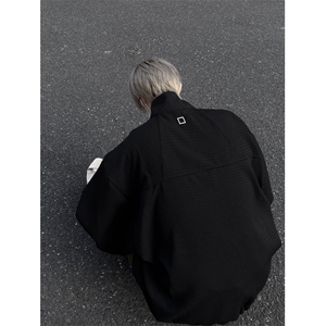 金属设计感长袖T恤，XZ1005-1-TTH0014-批4568图片