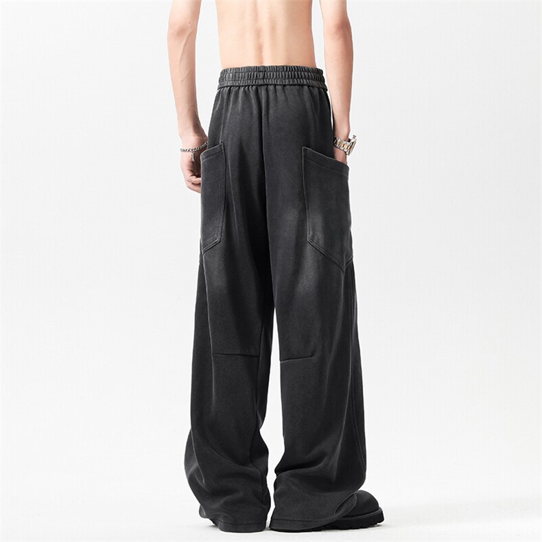 B258-K9903-P65控88抖音品质水洗休闲卫裤70%棉30%聚酯纤维,男装休闲裤,电商B258