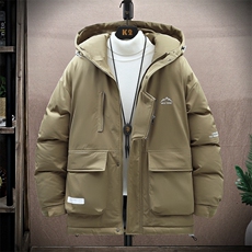 冲锋衣羽绒棉服男冬季宽松大码加厚棉衣ins潮流外套M0783-P120，男装棉衣，星座308B-2