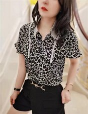 【现货】夏季新款皱短袖，其它，赫琳娜