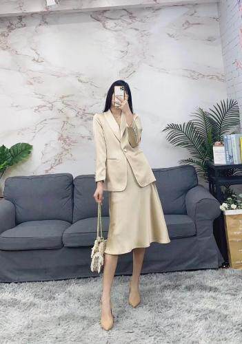 现货醋酸套装，女装职业装，艾涵o