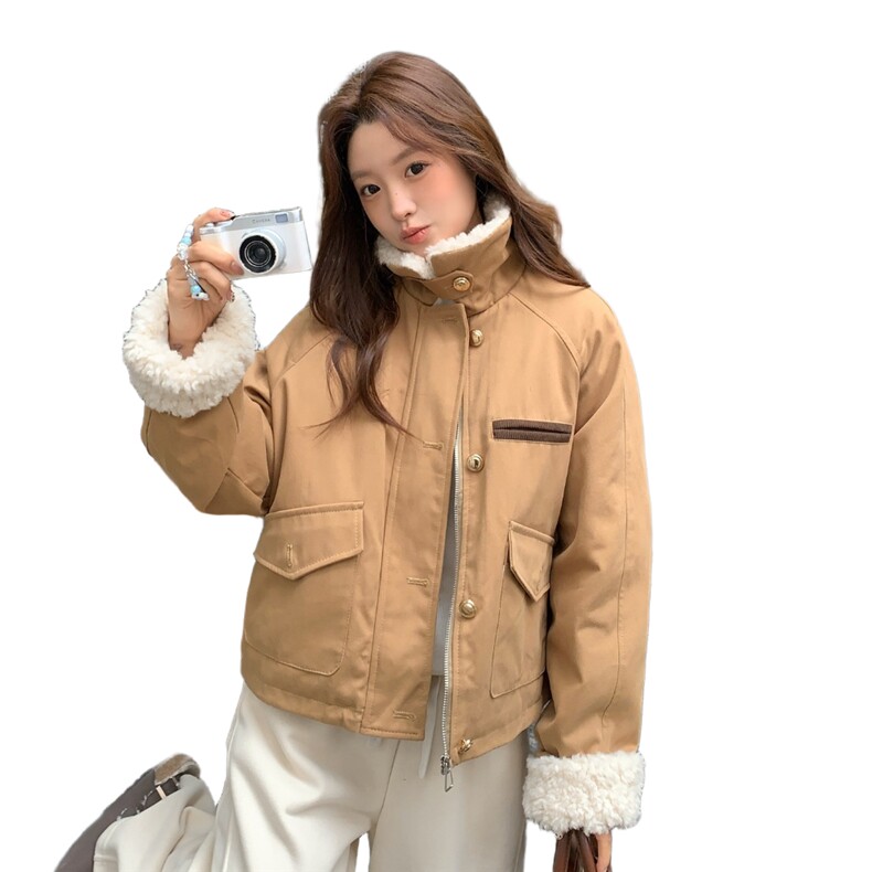 冬装新款羽绒服短外套2C092-9931-P245-K368,女装羽绒服,2C092