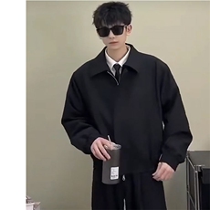Y002网图男女垫肩宽松高质量夹克外套行政夹克衫美式飞行cleanfit，男装夹克，星座115A-3