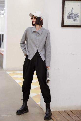 新款斜纽扣百搭打底，其它，C&B