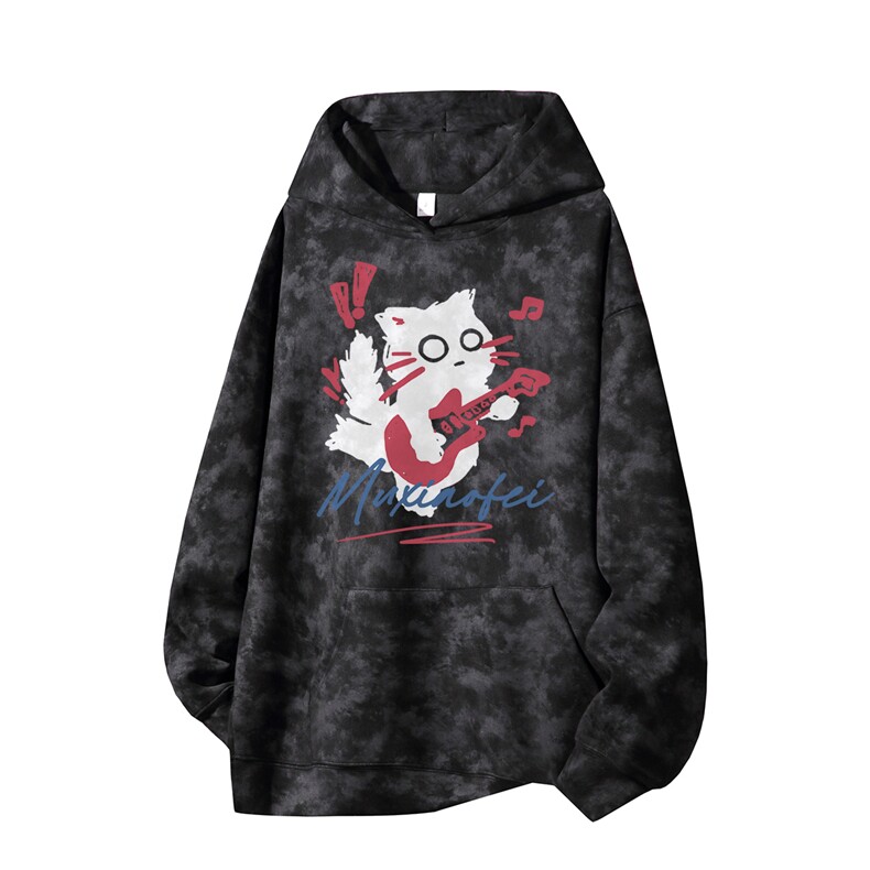 得物供货、重磅420克现货麂皮绒扎染卫衣HD019-1-WL25155ZR-P45,男装卫衣,电商019-1