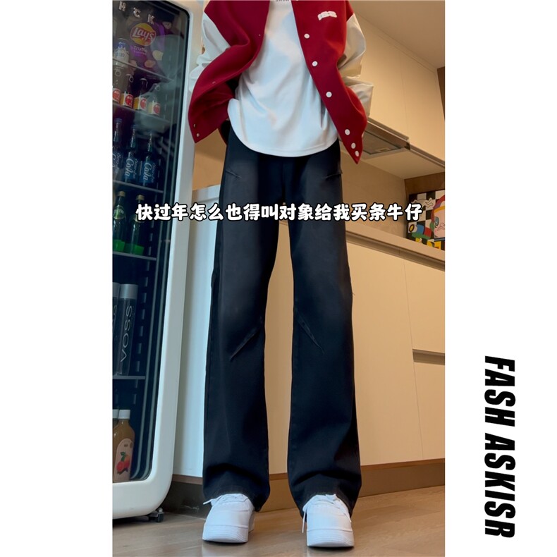 抖音得物品质百搭牛仔裤212-2-DY181-特P60,男装牛仔裤,星座808A-1