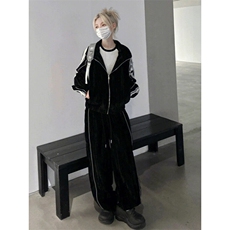 Q16/P79简约男女休闲运动套装夹克长裤一套，男装夹克，星座1506