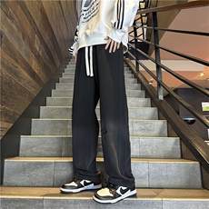 2024秋冬新款潮牌oversize卫裤美式高街休闲运动裤子男K7578-P40，男装休闲裤，星座512-3