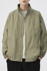 春季新款宽松立领夹克男纯色上衣外套DSA157B-JK7921-特P56图片