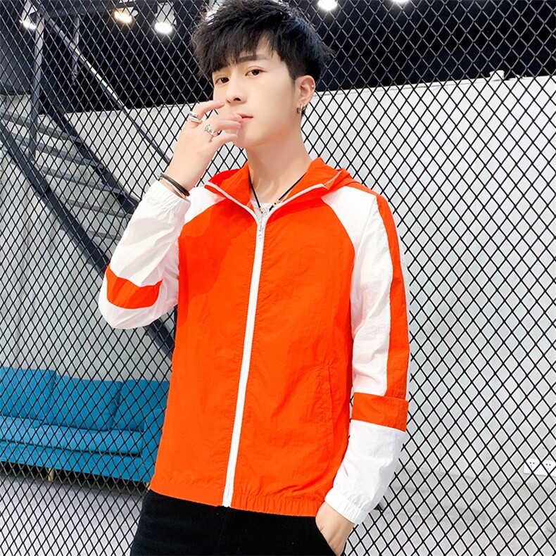 夏季男士防晒衣新款帅气外套男潮流青少年个性薄款防晒服V99,男装夹克,星座509