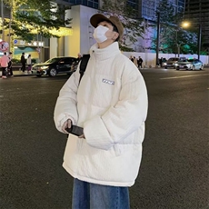 2023冬季新款设计感宽松情侣面包服韩版潮流外套服男W6518-P90，男装棉衣，星座512-3