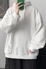 WY2045-P35纯棉连帽卫衣男大码运动帽衫宽松薄外套男，男装卫衣，电商A040