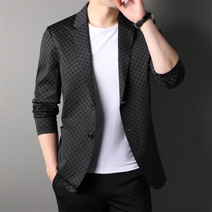 4308男士2023秋新款长袖西服休闲外套单西修身小西装P120,肖战穿搭西装图片图片
