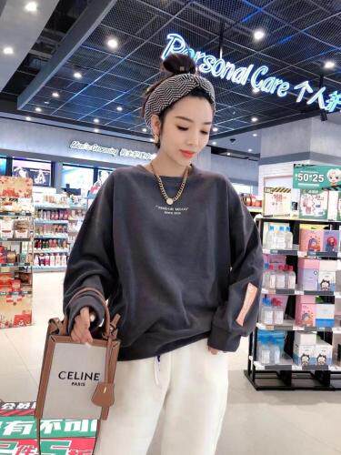 字母刺绣卫衣，女装卫衣/绒衫，一杭