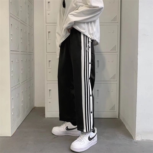 男春季休闲裤全排扣裤D79P30图片
