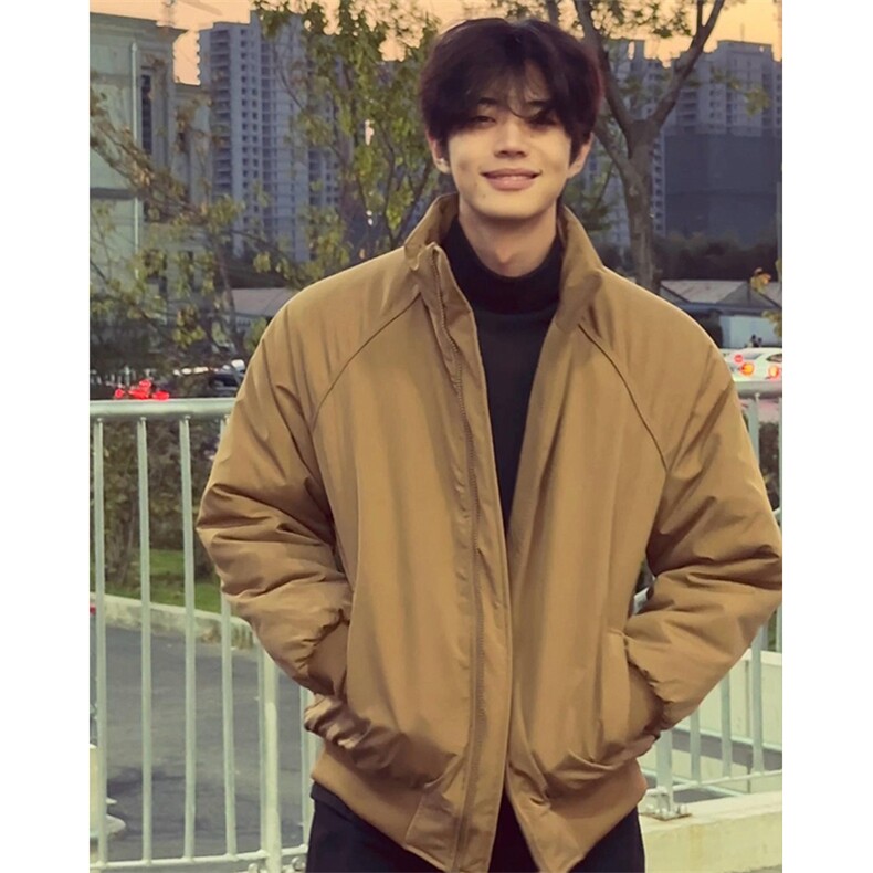 现货美式高街休闲棉衣夹克三防立领纯色户外工装加厚棉服外套，男装夹克，电商A486