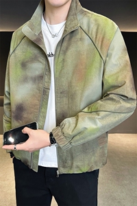 秋季外套男2025新款立领休闲百搭男士夹克C317-J7708-P115图片