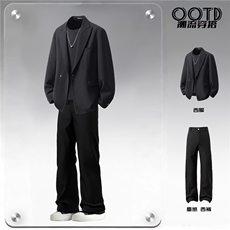 西服95%涤纶5%氨纶M-5XL大码XF78189P85控139西裤XK78151P45控68，男装西服，星座227-7