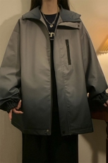 2026平铺山系防水冲锋衣大码M-5XL渐变色夹克男JK77088P85控128，男装夹克，星座227-7