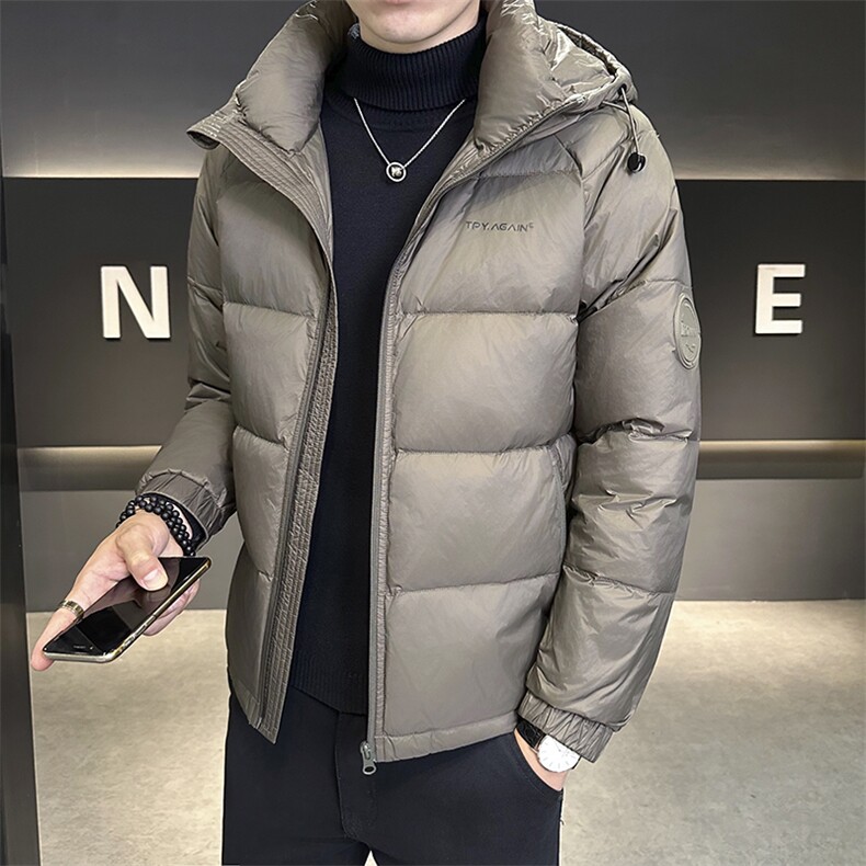 韩版保暖加厚连帽男羽绒服2025冬季新款宽松面包服外套Y9610P145,男装羽绒服,星座914
