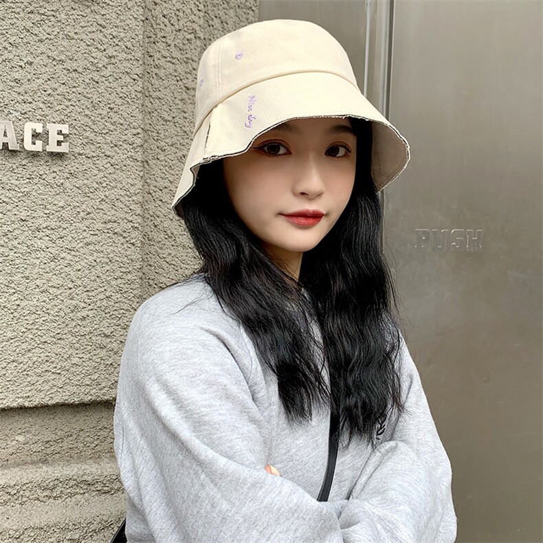 红渔夫帽女春夏日系防晒遮阳太阳帽子男盆帽素颜潮,饰品帽子,星座510A-2