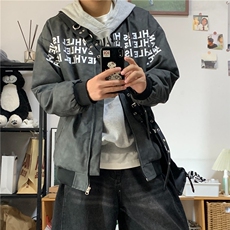 美式复古高街迷彩工装裤男欧美街头潮牌潮流休闲直筒裤506-P84，男装工装外套，星座1109-3