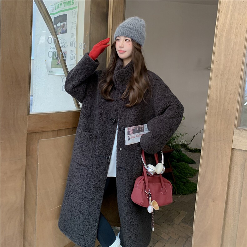 档口2025冬季新款韩系毛毛长外套7853-P265-K398,女装棉衣/棉服,2C057