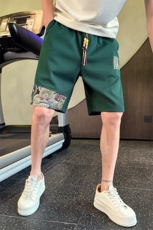 社会小伙夏季男士潮牌风休闲短裤拼接五分裤C208-6801特P30控59，男装牛仔裤，电商C208