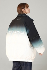 中性风渐变色情侣装男装棉衣宽松棉服冬装加厚外套G1036P128男，男装棉衣，电商A339