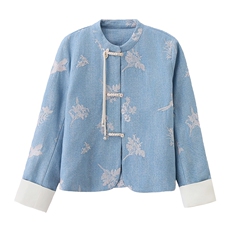 2026春季新款重工刺绣牛仔G风外套，女装短外套，伊仟回