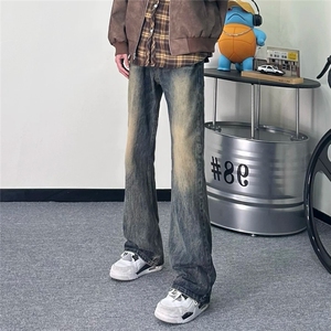 K16006-特p38  <网络图>大量现货微辣微弹牛仔裤直筒裤老爹裤长裤图片