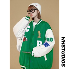 2023升级款开衫棒球服夹克加棉棉衣棉服女袄外套3331-P80控118，男装夹克，星座207