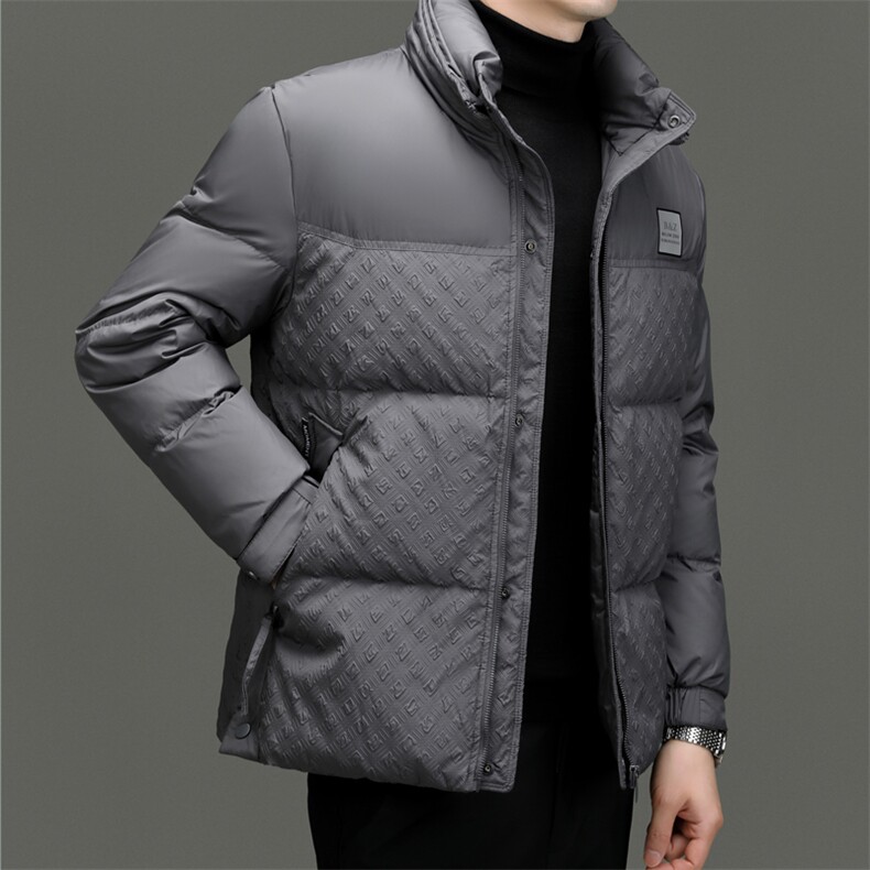 DF8807钱塘2020-2时尚休闲冬季厚款奶德那男士简约羽绒服P275,男装羽绒服,钱塘207-2