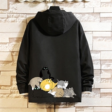 JK65155-P45连帽夹克男大码胖子棒球服上衣外套砖墙挂拍，男装夹克，电商A040A