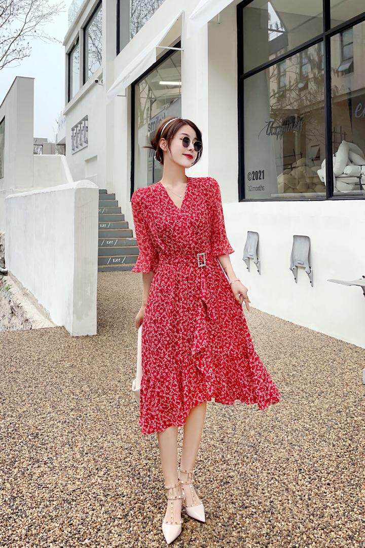 夏季连衣裙，女装连衣裙，菲歌