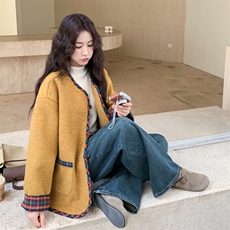 新品外套毛呢外套，女装毛呢外套，2C056