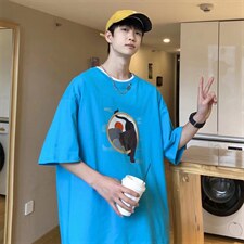 男圆领T恤宽松短袖T0506P30，男装T恤，星座1116-2