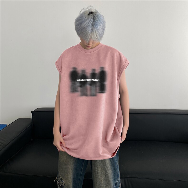 夏季新款得物抖音高品质潮流印花坎肩宽松背心BXJP280-特批19控38,男装背心/马甲,星座605(原A050)