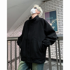 港风秋冬款男毛呢立领夹克休闲加厚外套JK8225P65，男装夹克，星座1013-1