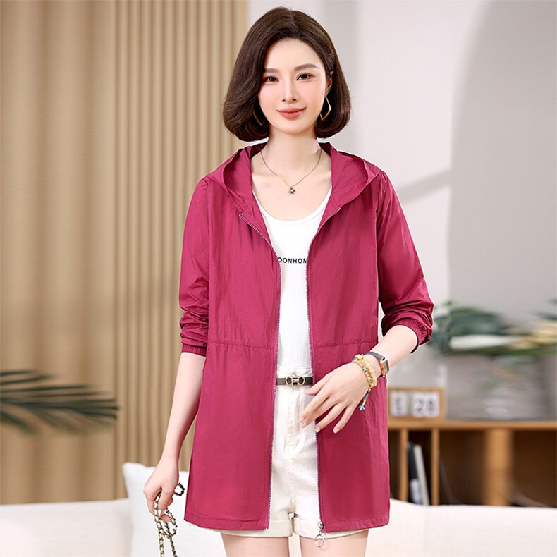 2025夏装新款时尚连帽防晒衣，女装防晒衣，悦见她