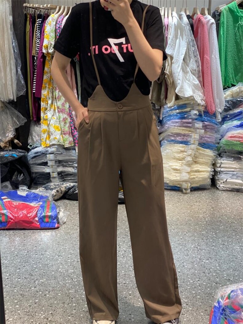 夏季新款韩版洋气减龄背带裤,女装其它,L·H·X